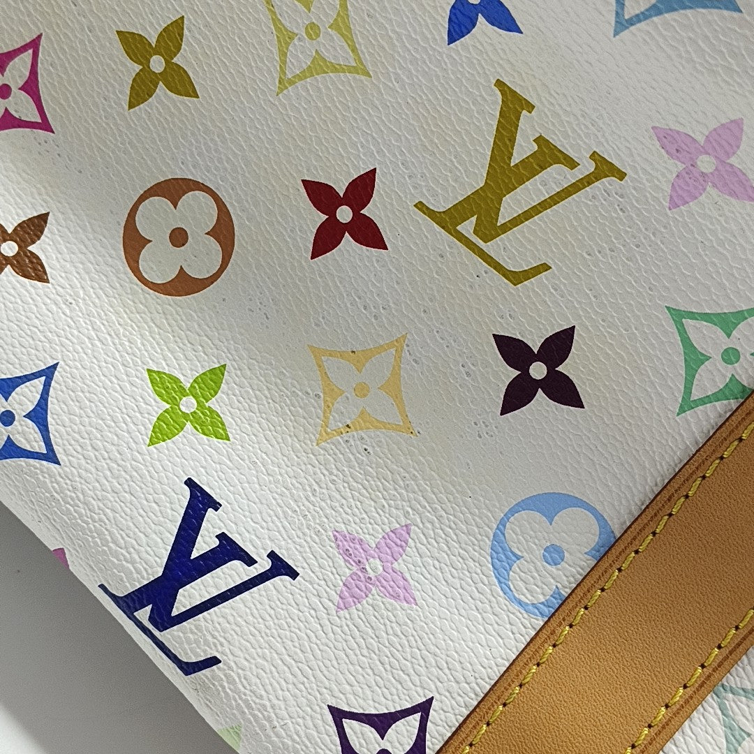 LV × TM PRISCILLA Monogram Coated Canvas White