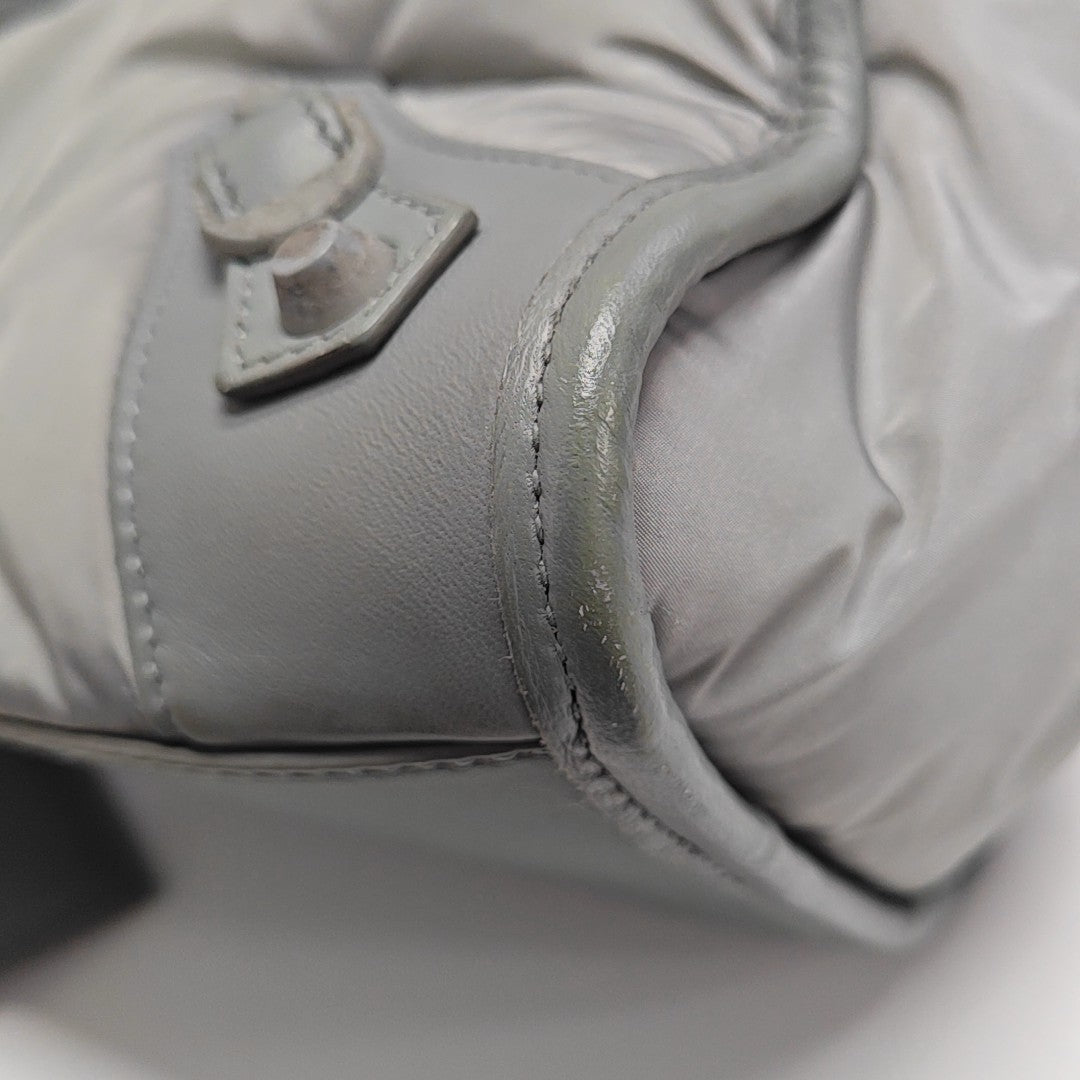 Classic Metallic Edge City Medium Nylon Gray