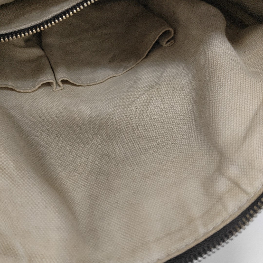 Boston Monogram Canvas Beige