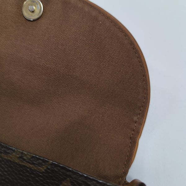 Monogram Coated Canvas Shoulder Bag Brown