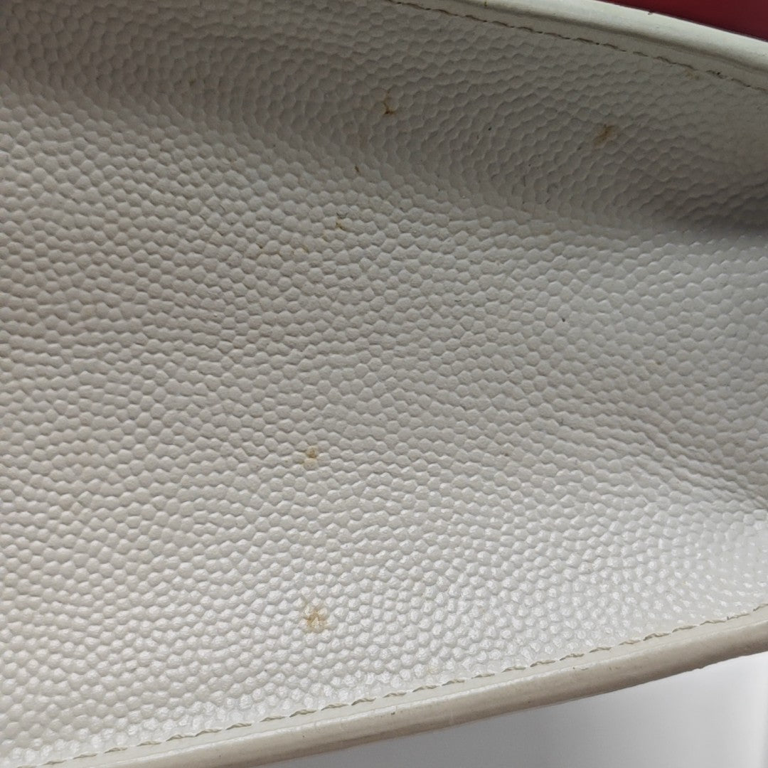 KATE Medium Calfskin White