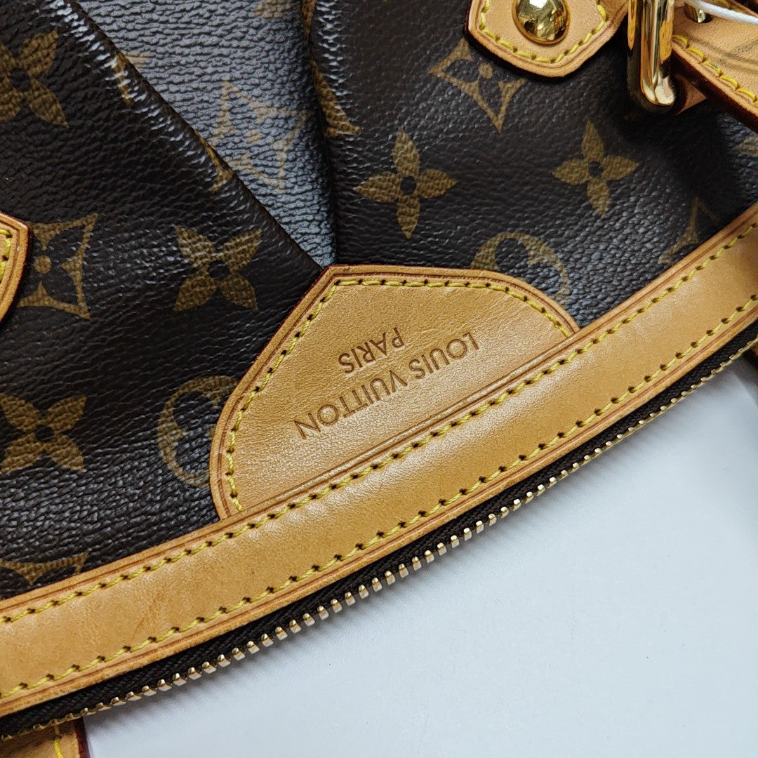 TIVOLI GM Monogram Coated Canvas Brown
