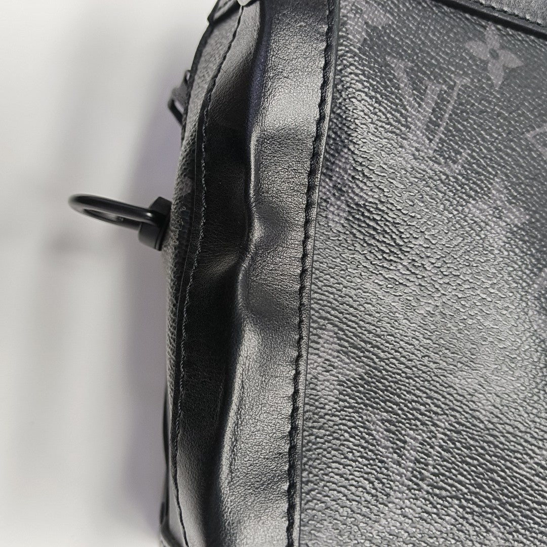 SOFT TRUNK Monogram Coated Canvas Black