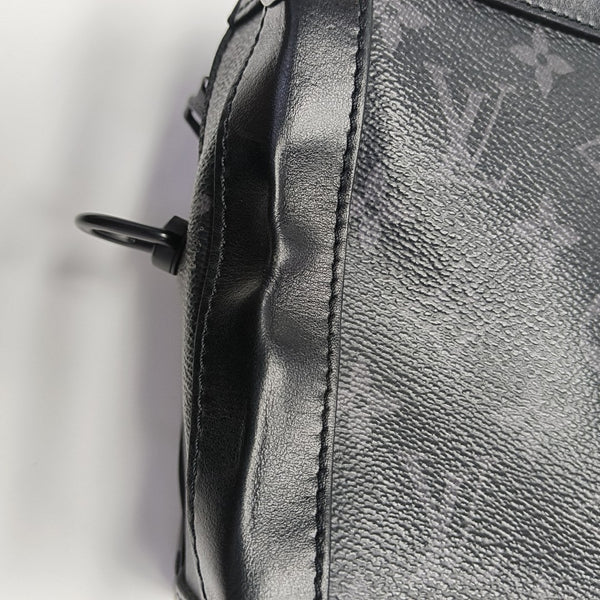 SOFT TRUNK Monogram Coated Canvas Black