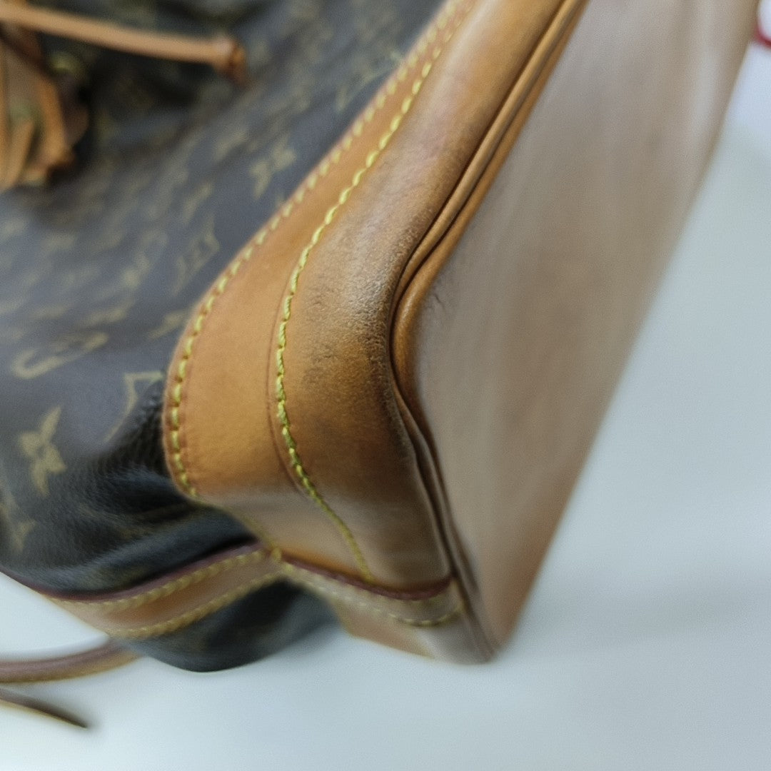 NOÉ GM Monogram Coated Canvas Brown