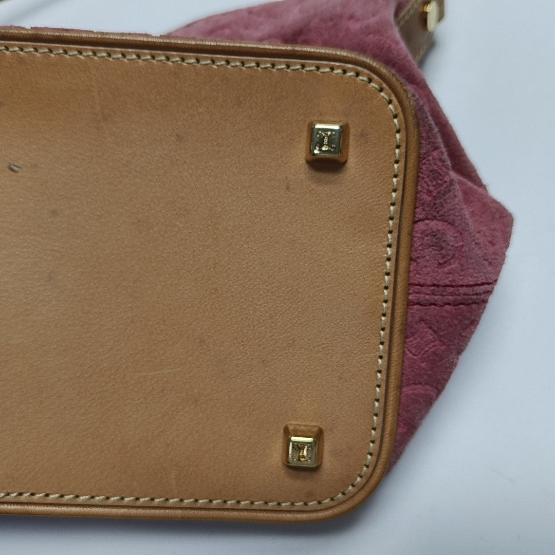 Suede Shoulder Bag Pink
