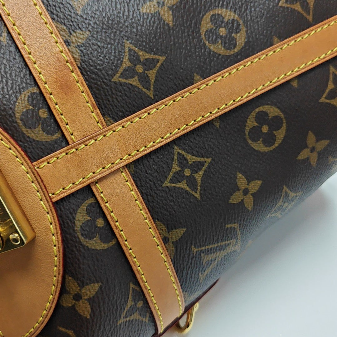 DUFFLE Monogram Coated Canvas Brown