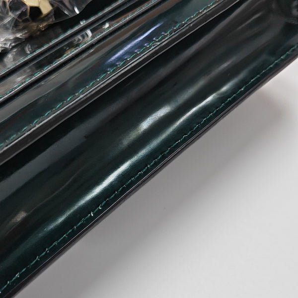 SERPENTI FOREVER Small Patent Leather Green