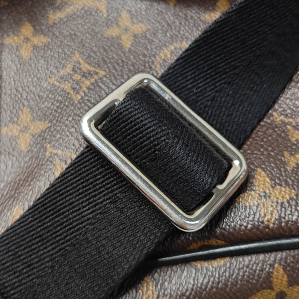 DISTRICT MM Monogram Coated Canvas Brown