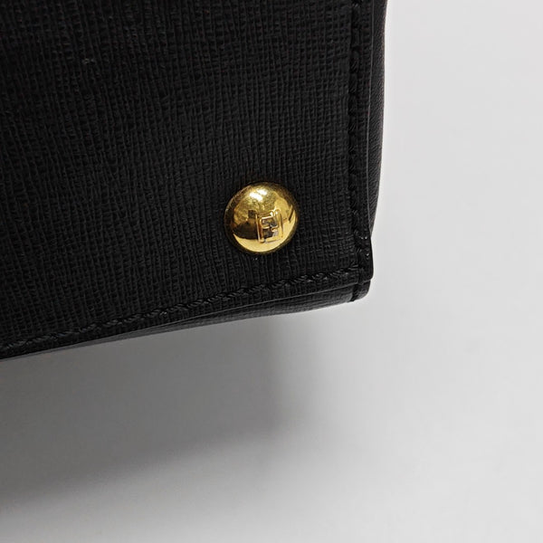 2 Jours Small Calfskin Black