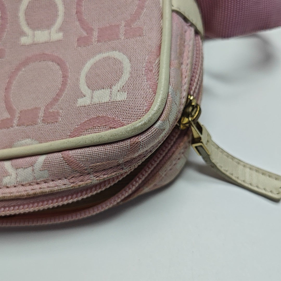 Canvas Shoulder Bag Pink