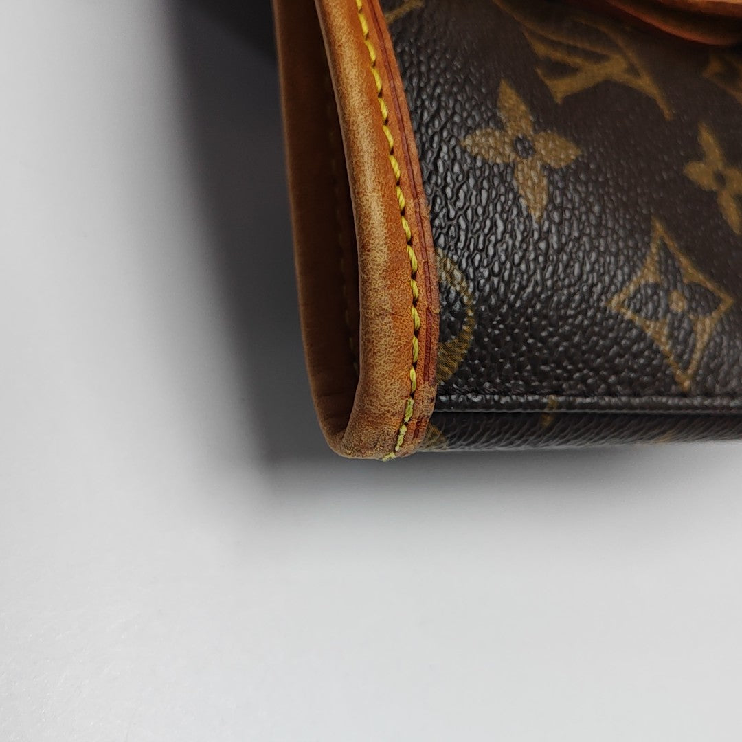 BUCKET PM Monogram Coated Canvas Brown