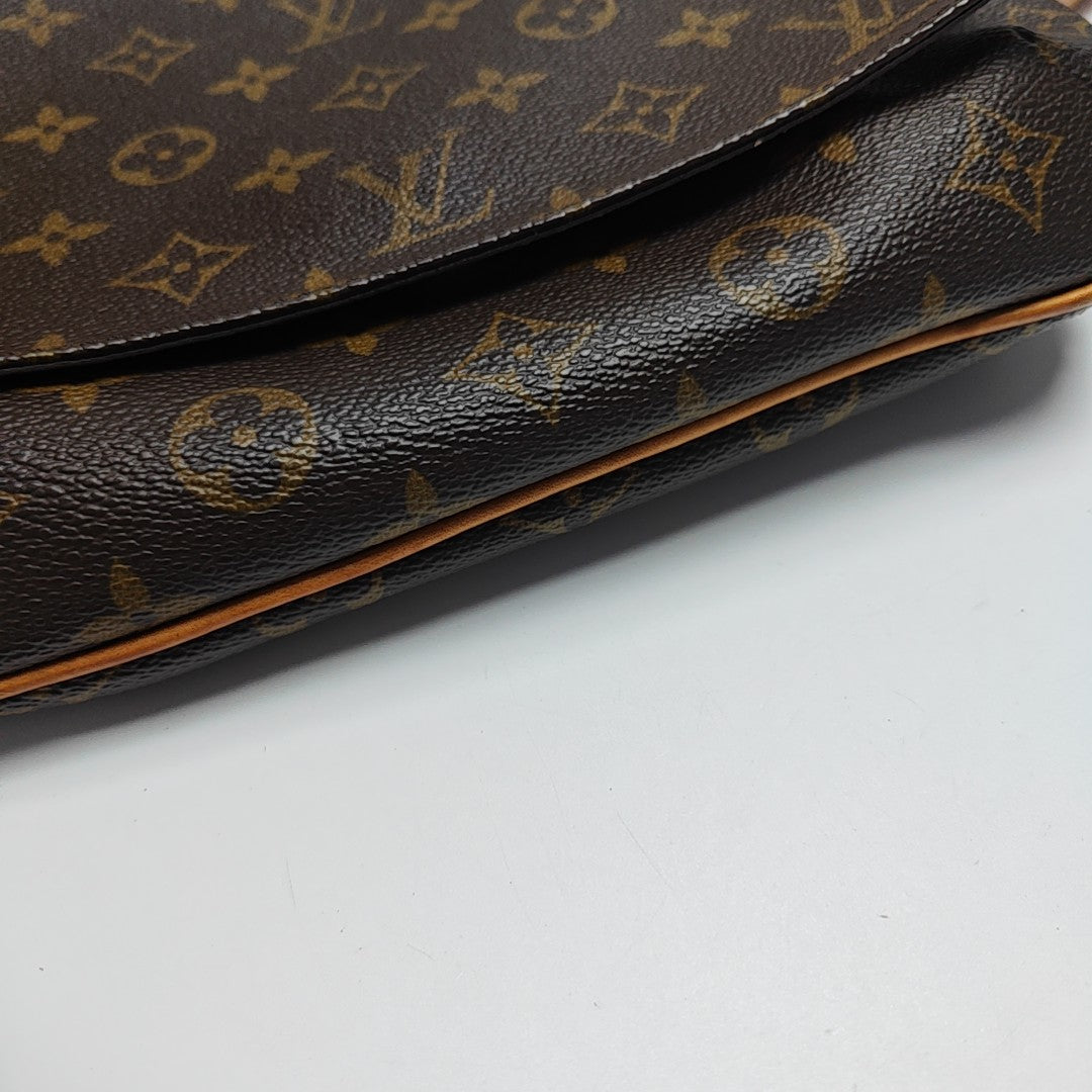 MUSETTE TANGO Monogram Coated Canvas Brown