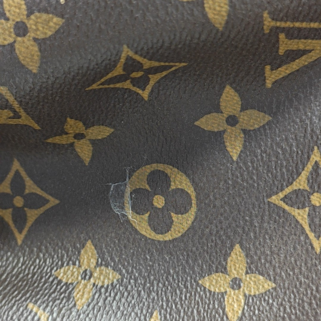 MONTAIGNE Monogram Coated Canvas Brown
