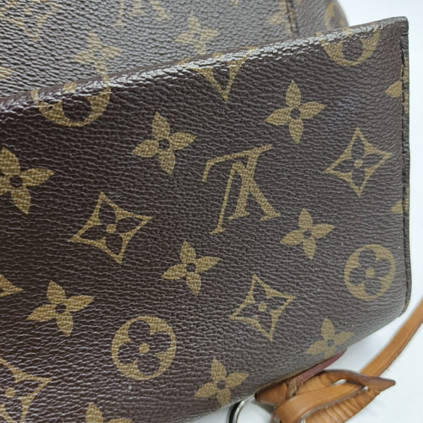 CLUNY MM Monogram Coated Canvas Brown