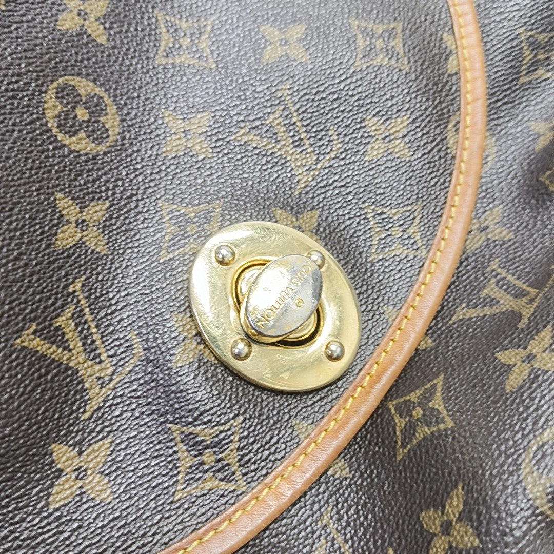 TULUM GM Monogram Coated Canvas Brown