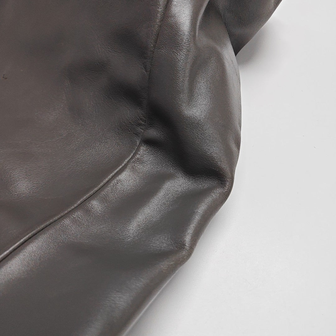 SHOPPING BAG Calfskin Gray