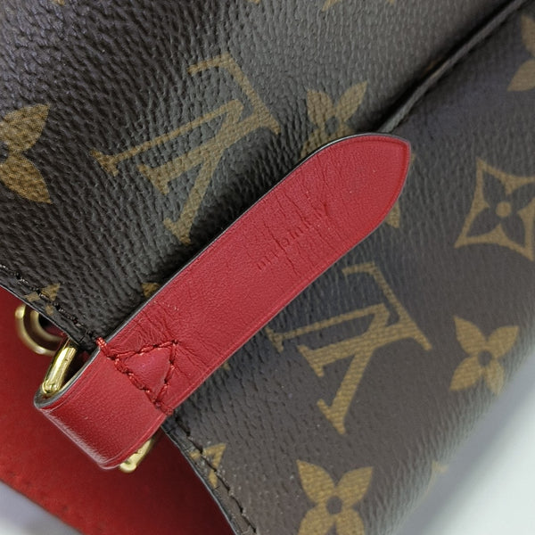 NÉONOÉ MM Monogram Coated Canvas Brown