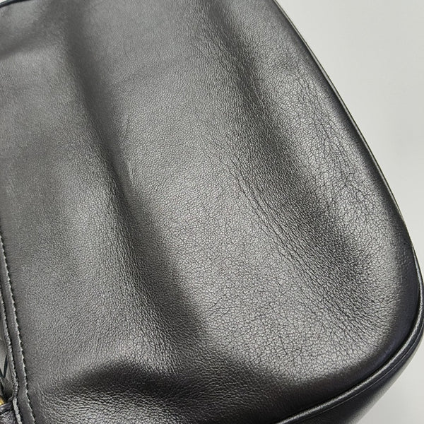 Lambskin Shoulder Bag Gray