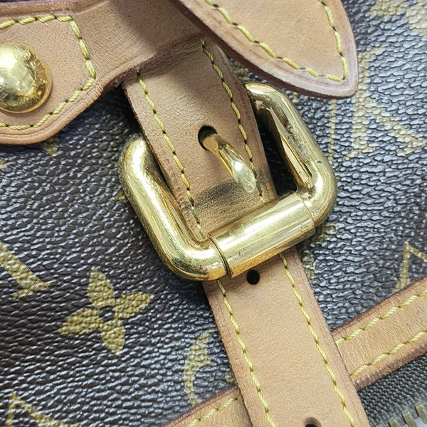 PALERMO GM Monogram Coated Canvas Brown