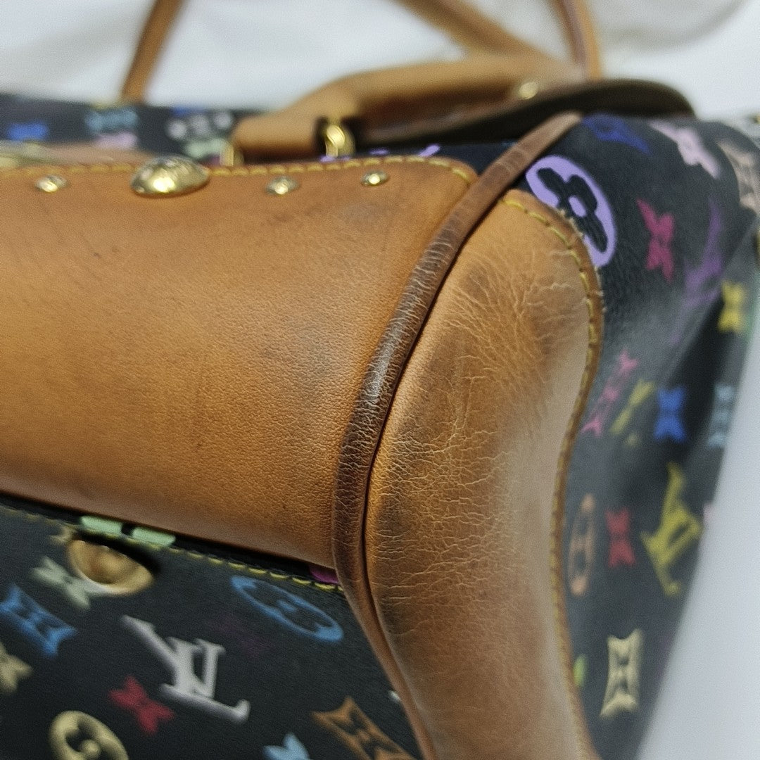 LV × TM BEVERLY GM Monogram Coated Canvas Black