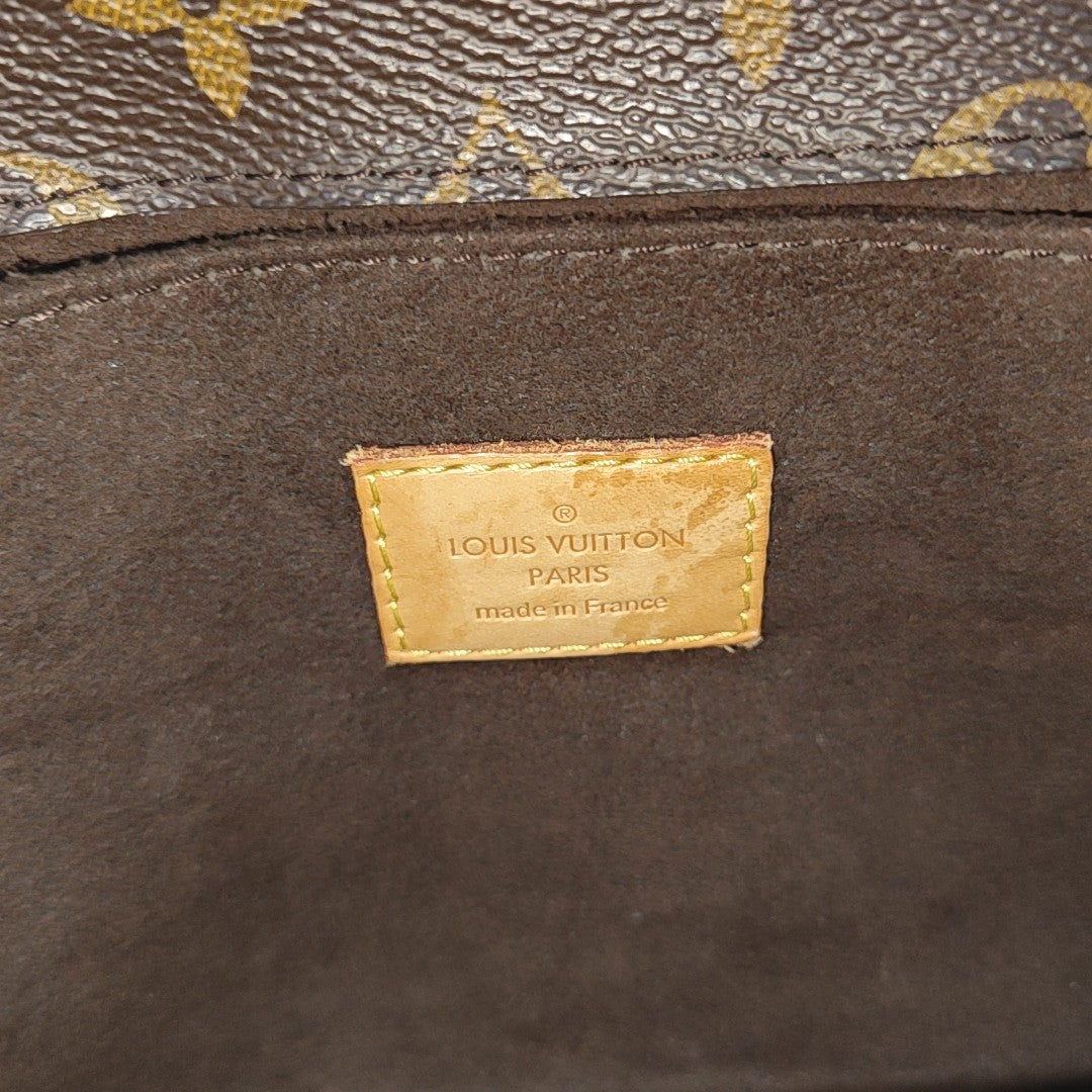 MÉTIS MM Monogram Coated Canvas Brown