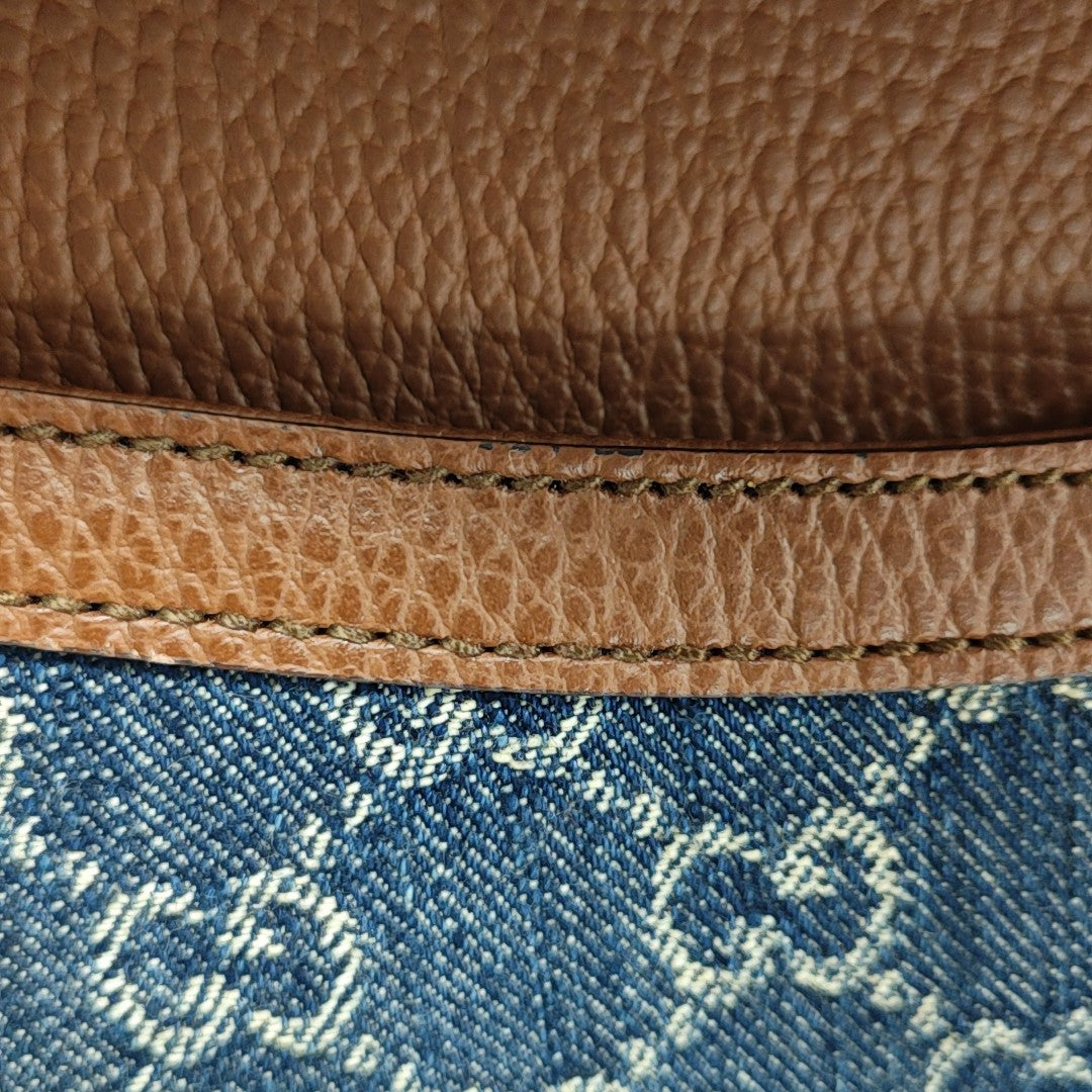 Dionysus Small Monogram Denim Blue