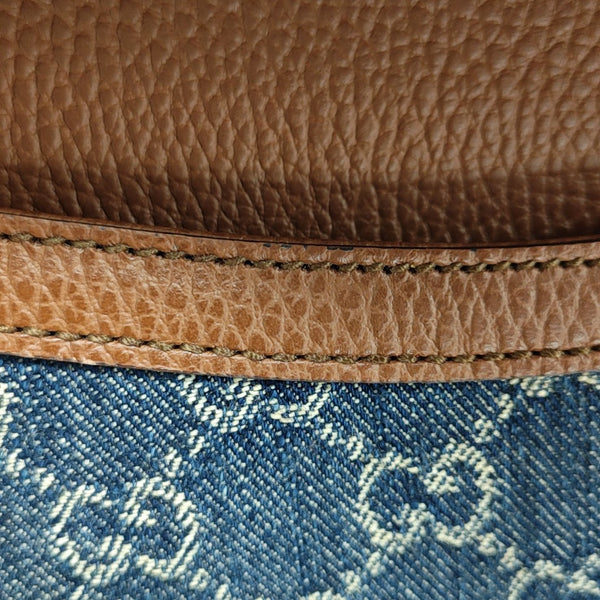 Dionysus Small Monogram Denim Blue