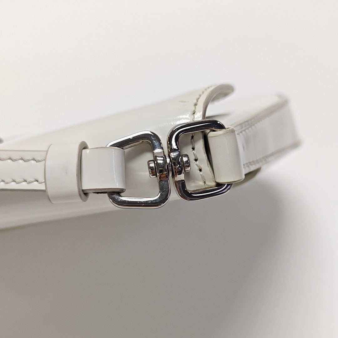 Cleo Saffiano Calfskin White