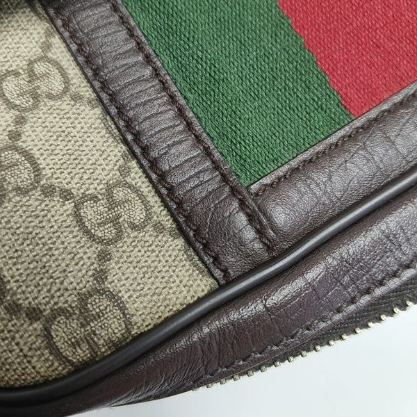 Monogram Coated Canvas Top Handle Bag Beige