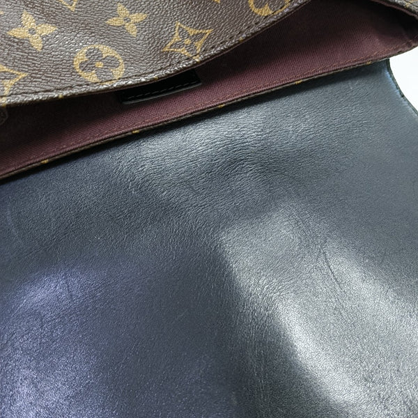PALK Monogram Coated Canvas Brown