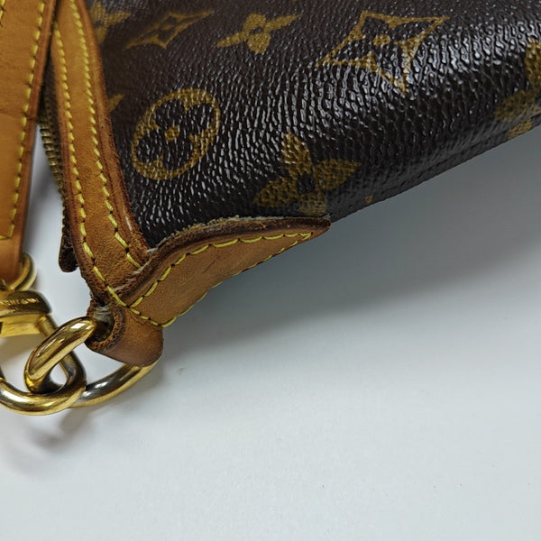 PALERMO PM Monogram Coated Canvas Brown