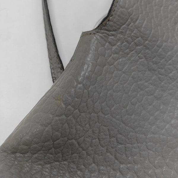 Calfskin Shoulder Bag Gray