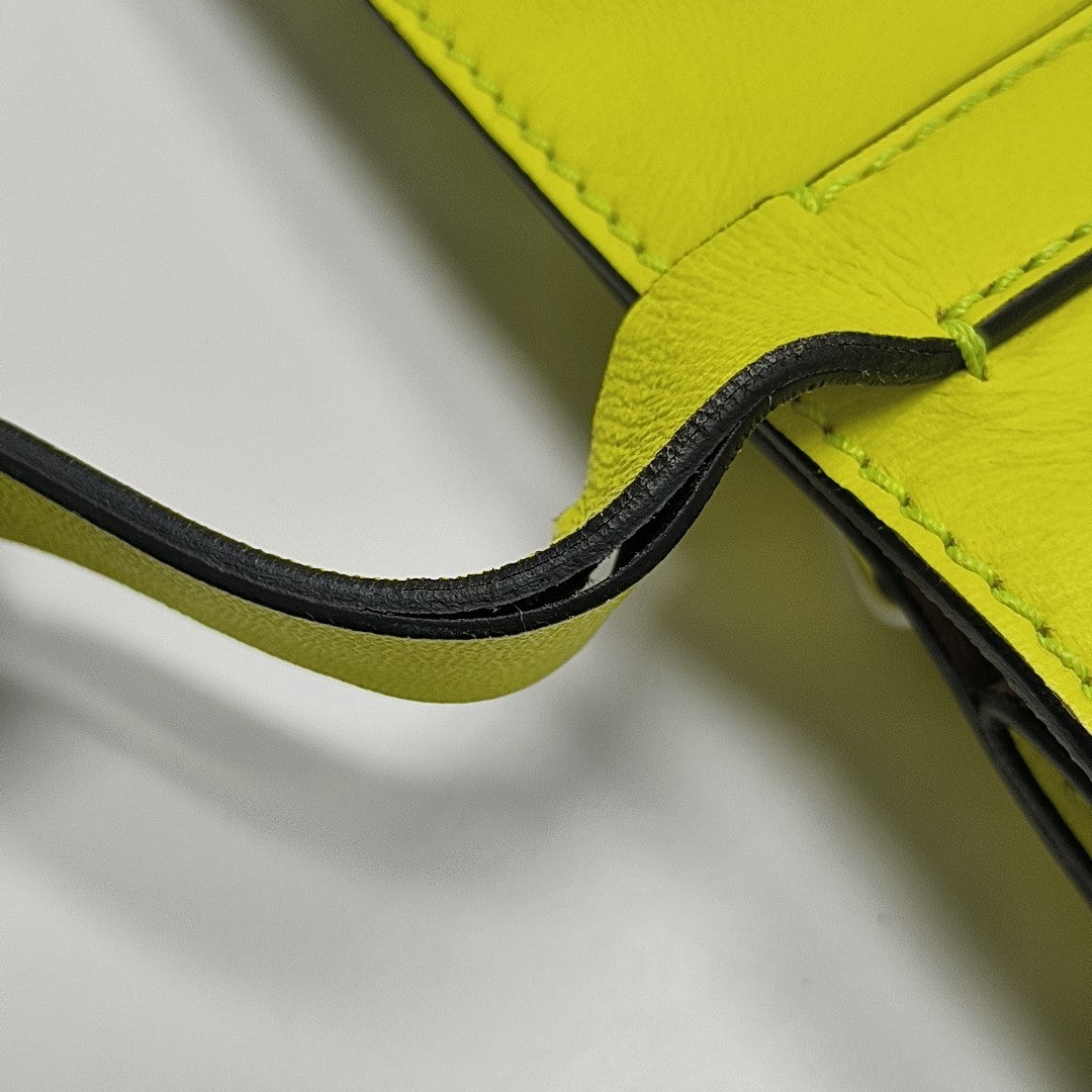 Rockstud Calfskin Yellow