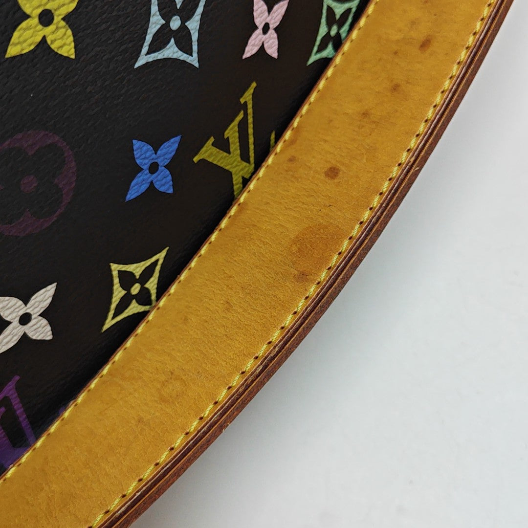 LV × TM BEVERLY MM Monogram Coated Canvas Black
