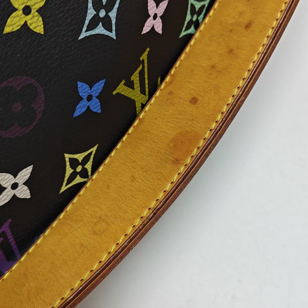 LV × TM BEVERLY MM Monogram Coated Canvas Black