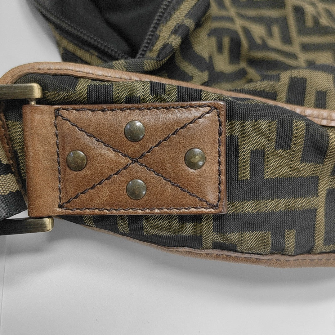 Canvas Shoulder Bag Brown