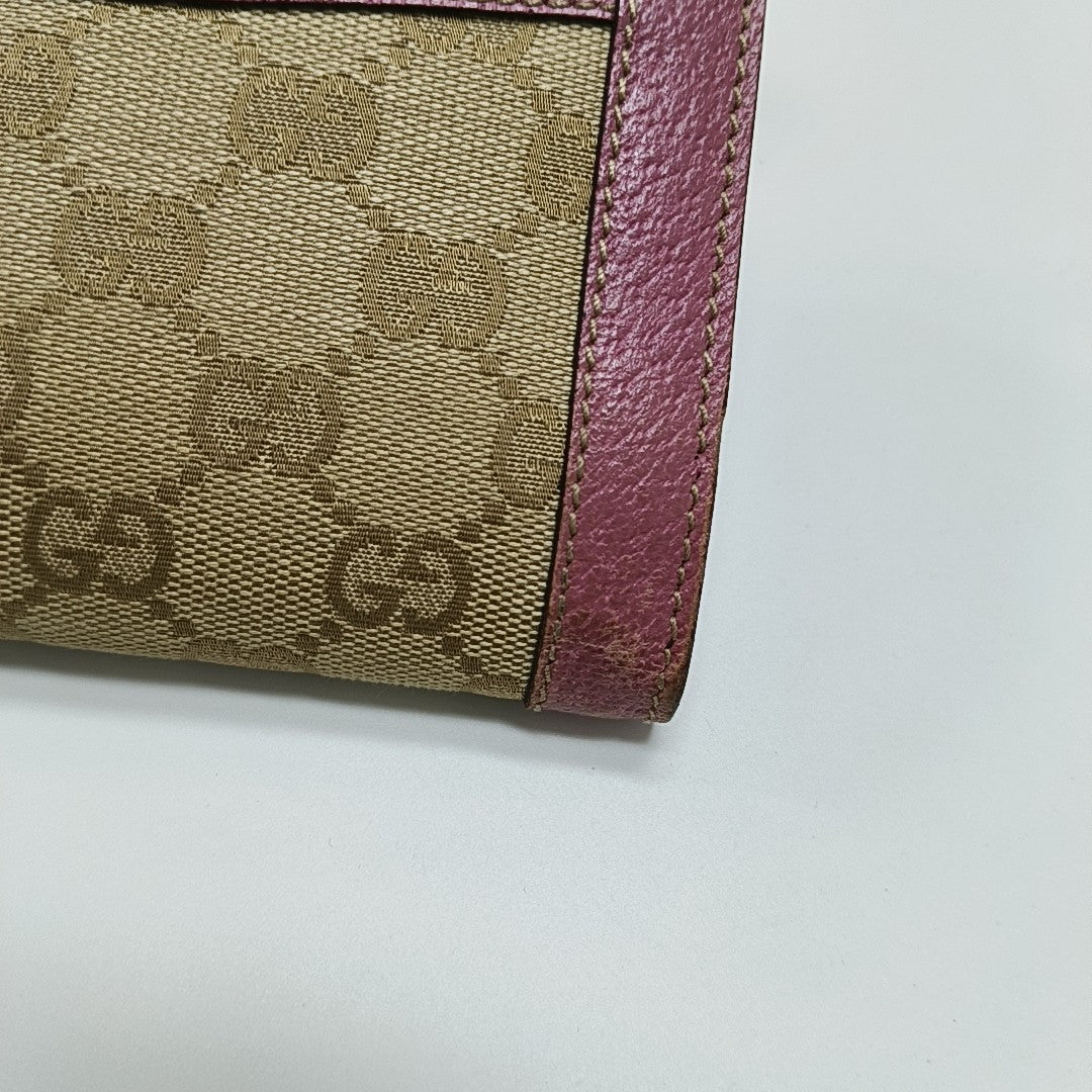 Monogram Canvas Wallet Brown