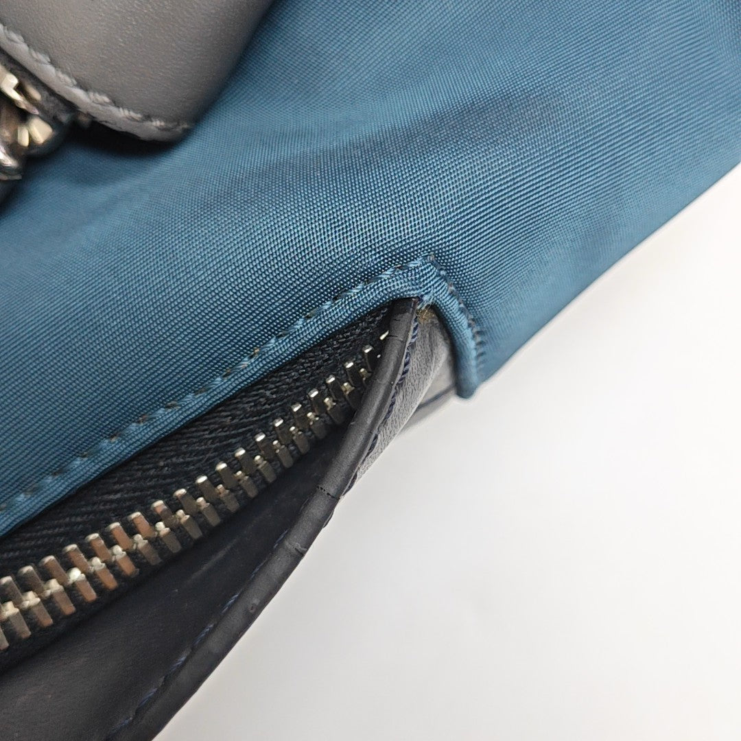 Calfskin Backpack Blue
