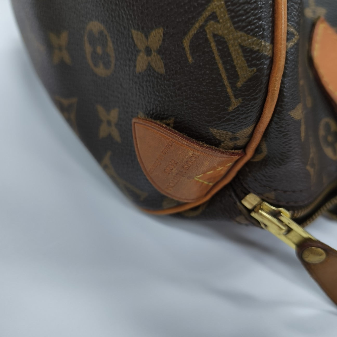 SPEEDY 30 Monogram Coated Canvas Brown