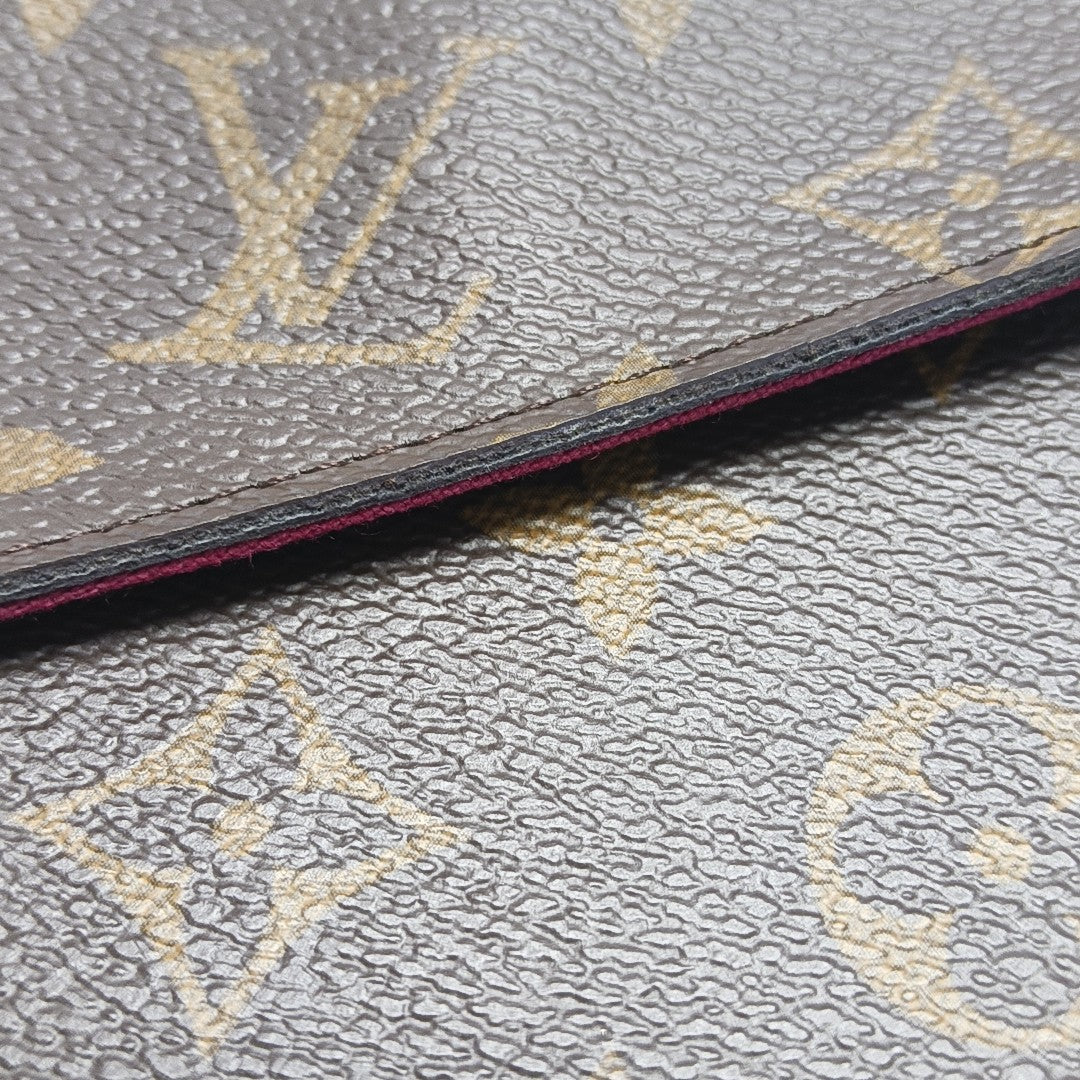 FÉLICIE Monogram Coated Canvas Brown