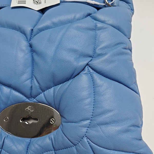 Quilted Lambskin Shoulder Bag Blue