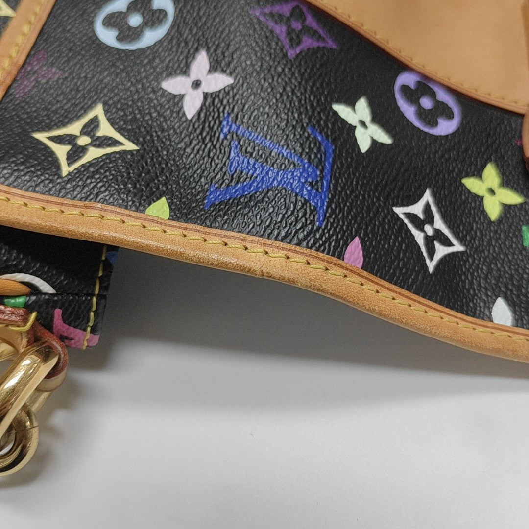 LV × TM ANNIE Monogram Coated Canvas Black