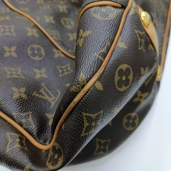 GALLIERA GM Monogram Coated Canvas Brown