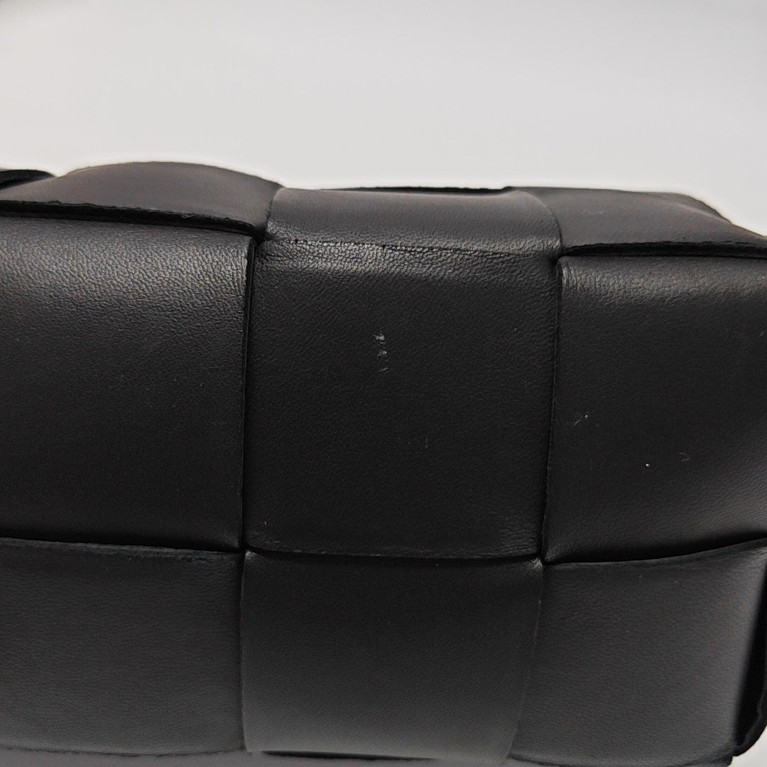 Brick Cassette Small Lambskin Black