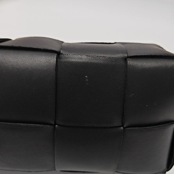 Brick Cassette Small Lambskin Black