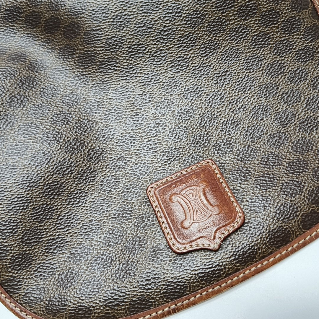 MACADAM CLUTCHES Coated Canvas Brown