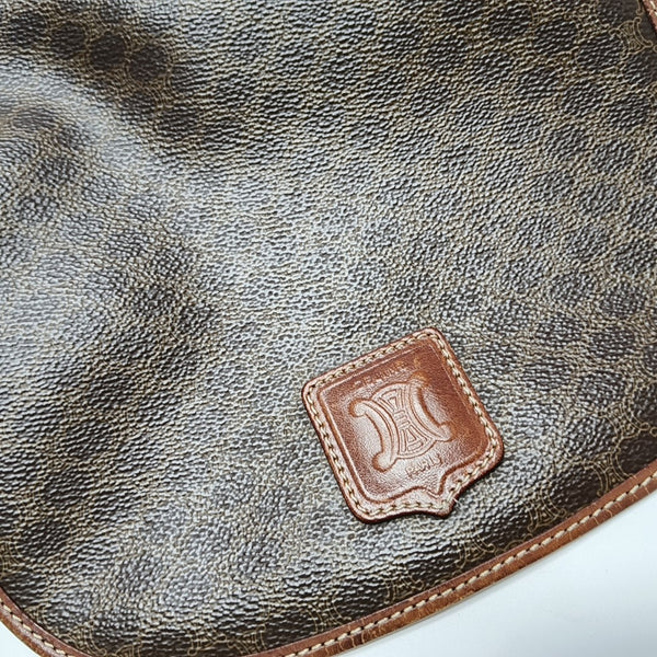 MACADAM CLUTCHES Coated Canvas Brown