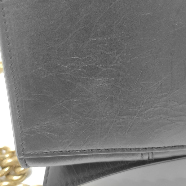 Crush Medium Calfskin Black