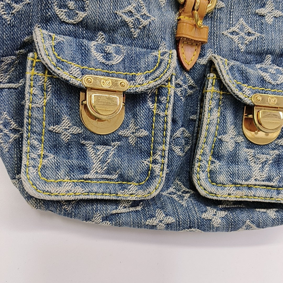 SAC AD Monogram Denim Blue